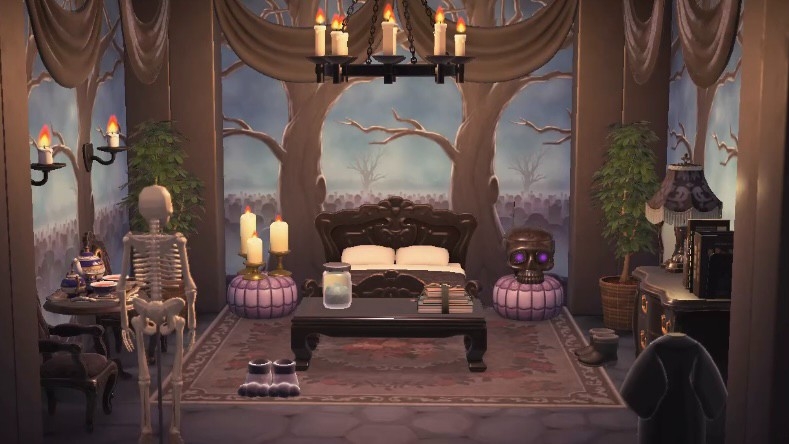 Animal Crossing Spooky Bedroom Collection