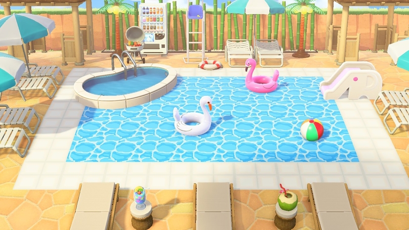 Animal Crossing Outdoor Pool Collection