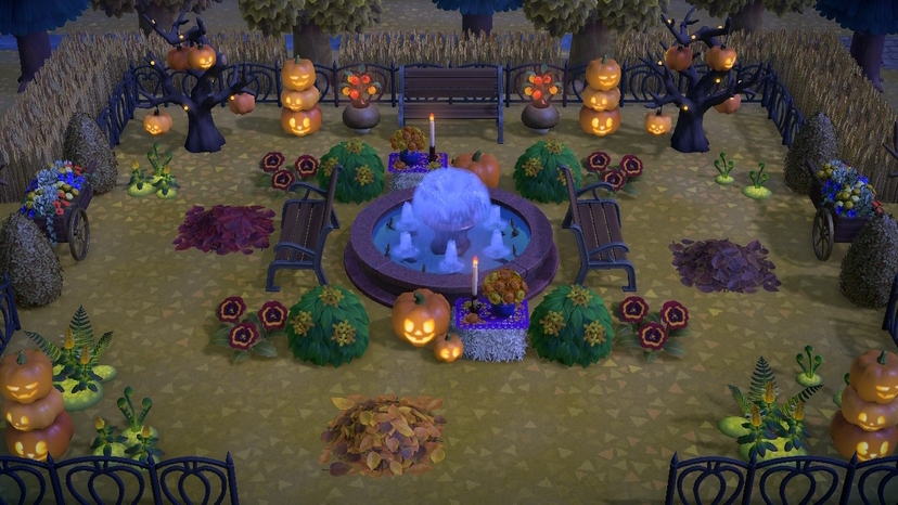 Animal Crossing Fall Plaza Collection