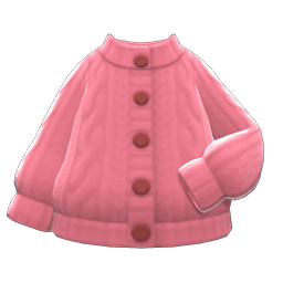 Animal Crossing Aran-knit cardigan