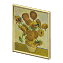 Animal Crossing flowery painting
