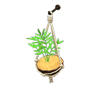 Animal Crossing coconut wall planter