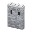 Animal Crossing castle wall