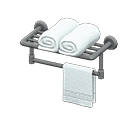 Animal Crossing bathroom towel rack