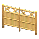 Animal Crossing bamboo lattice fence