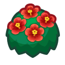 Animal Crossing red-hibiscus bush