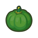 Animal Crossing green pumpkin