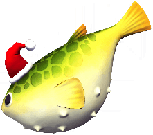 Animal Crossing Festive Fugu