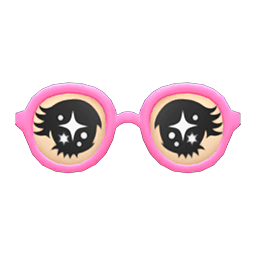 Animal Crossing funny glasses
