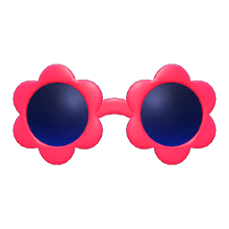 Animal Crossing flower sunglasses