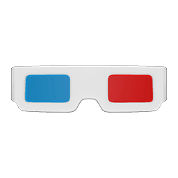 Animal Crossing 3D glasses