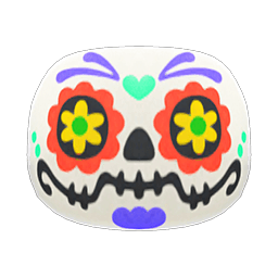 Animal Crossing candy-skull mask