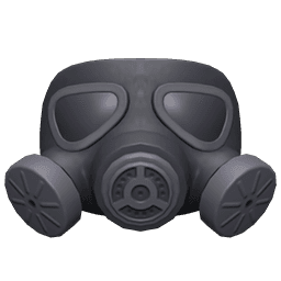 Animal Crossing gas mask