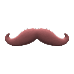 Animal Crossing handlebar mustache