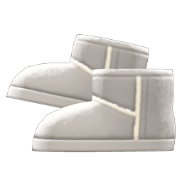 Animal Crossing faux-shearling boots