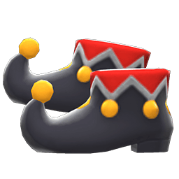 Animal Crossing jester's shoes