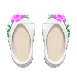 Animal Crossing embroidered shoes
