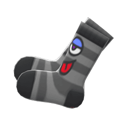 Animal Crossing funny-face socks