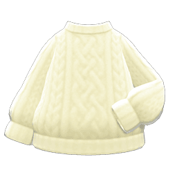 Animal Crossing Aran-knit sweater