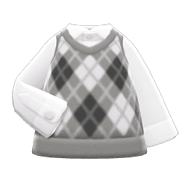 Animal Crossing argyle vest