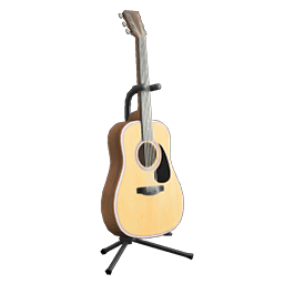 Animal Crossing acoustic guitar DIY