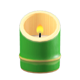 Animal Crossing bamboo candleholder DIY