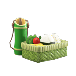 Animal Crossing bamboo lunch box DIY