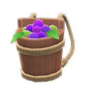 Animal Crossing grape-harvest basket