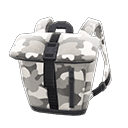 Animal Crossing foldover-top backpack