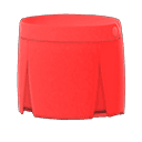 Animal Crossing box-pleated skirt