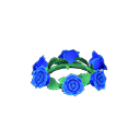 Animal Crossing blue rose crown