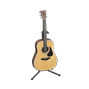 Animal Crossing acoustic guitar