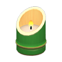 Animal Crossing bamboo candleholder