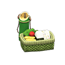 Animal Crossing bamboo lunch box