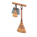 Animal Crossing broom and dustpan