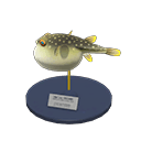 Animal Crossing blowfish model