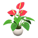 Animal Crossing anthurium plant
