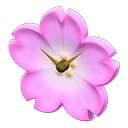 Animal Crossing cherry-blossom clock