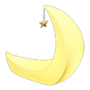 Animal Crossing crescent-moon chair