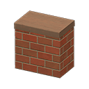 Animal Crossing tall brick island counter