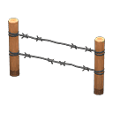 Animal Crossing barbed-wire fence