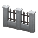 Animal Crossing iron-and-stone fence