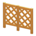 Animal Crossing large lattice fence