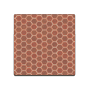 Animal Crossing brown honeycomb tile