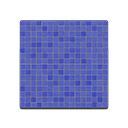 Animal Crossing blue mosaic-tile flooring