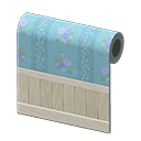 Animal Crossing blue blossoming wall