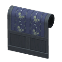 Animal Crossing blue delicate-blooms wall