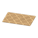 Animal Crossing brown kitchen mat