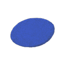Animal Crossing blue medium round mat