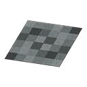 Animal Crossing black blocks rug